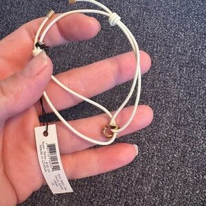 NWT Marc By Marc Jacobs Gold and Cream Bracelet